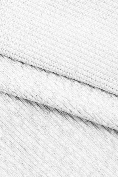 Débardeur sans manches en tricot côtelé avec coutures