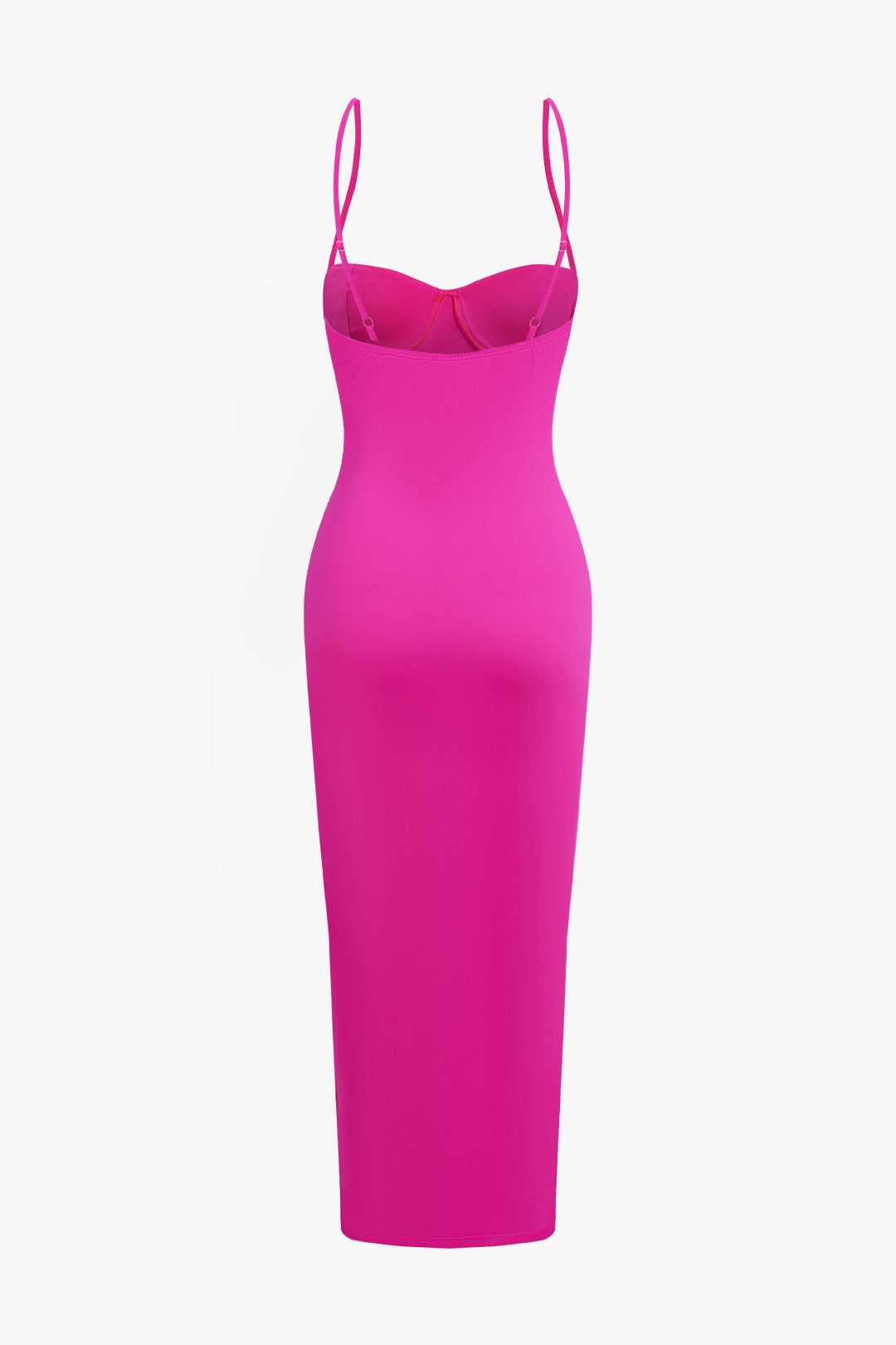 Solid Color Classic Slip Maxi Dress