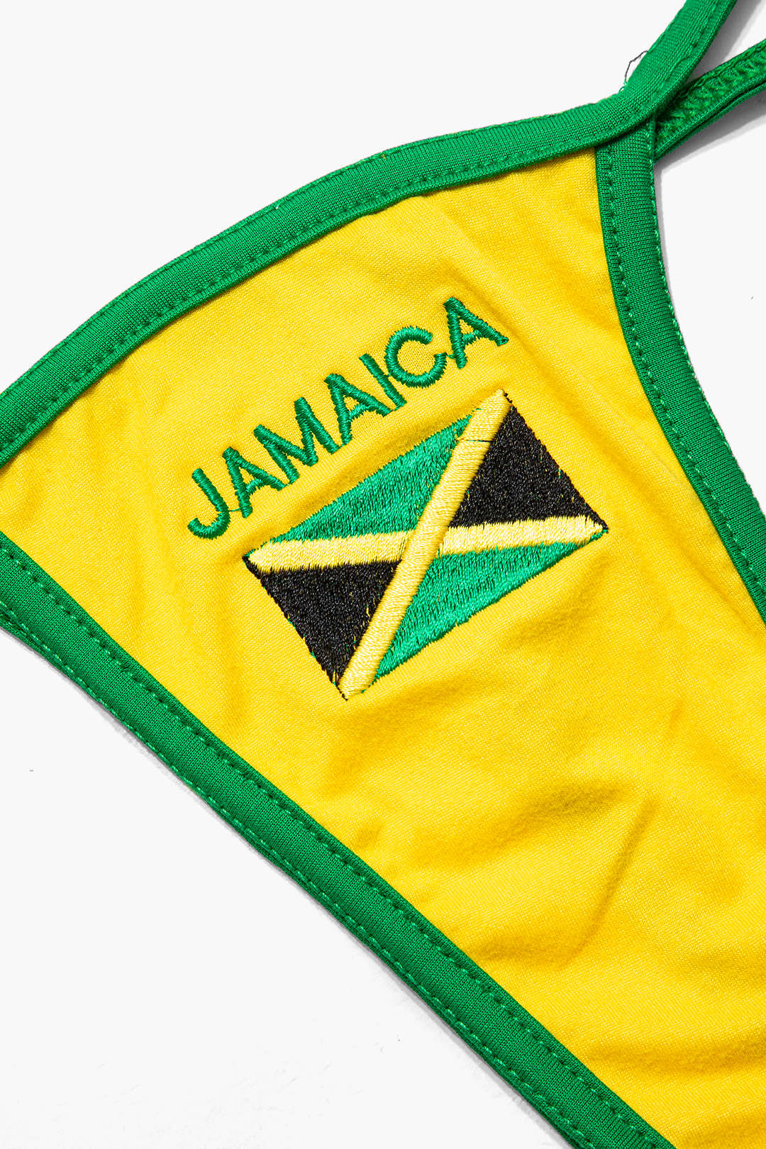 Contraste Vintage JAMAICA Ensemble de bikini contrasté brodé