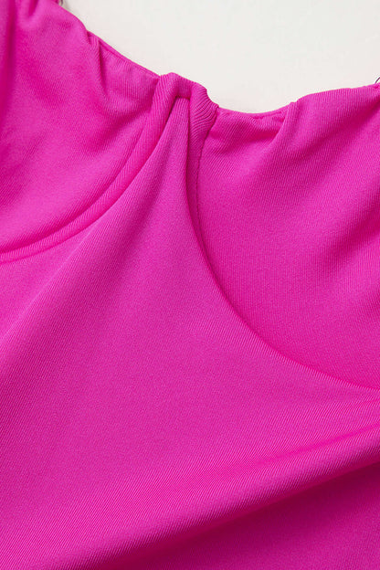 Robe longue classique à enfiler de couleur unie