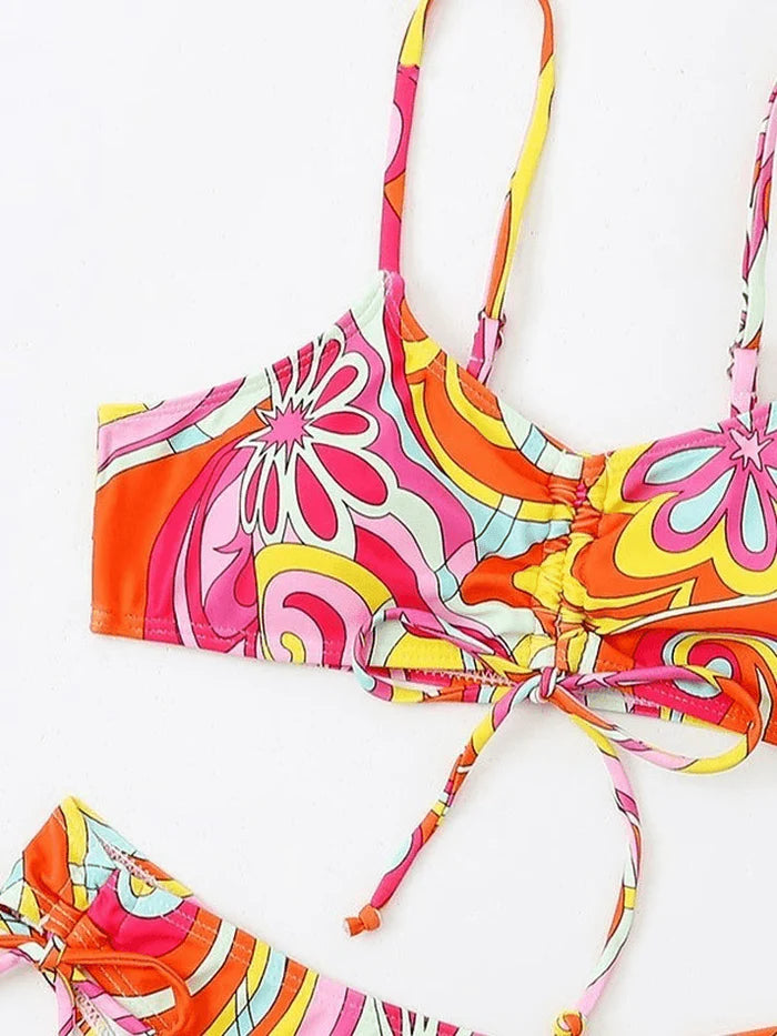 Ensemble bikini Sweet Wave à imprimé floral