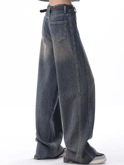 Vintage Y2K baggy boyfriend jeans met gewassen effect